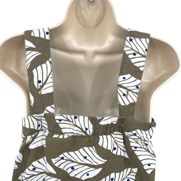 Free Assembly Tropical Palm Leaf Crop Top Size XS - Picture 6 of 11